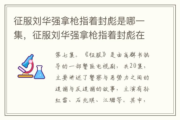 征服劉華強拿槍指著封彪是哪一集，征服劉華強拿槍指著封彪在哪一集中